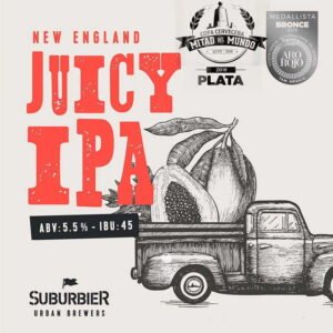 Juicy NEIPA  Suburbier - Pinta en Casa