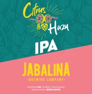 Citrus Hazy IPA  Jabalina - Pinta en Casa